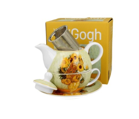 DUO TEA FOR ONE Z ZAPARZ. VAN GOGH SUNFLOWERS 7348