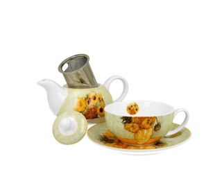 DUO TEA FOR ONE Z ZAPARZ. VAN GOGH SUNFLOWERS 7348
