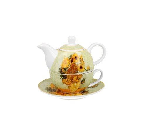 DUO TEA FOR ONE Z ZAPARZ. VAN GOGH SUNFLOWERS 7348