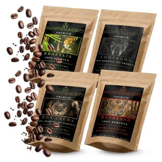 KAWONAMENT KAWA 4X100G (cztery różne kawy 100g)