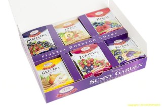 MALWA BOMBONIERKA SUNNY GARDEN 6X6 ZESTAW HERBAT