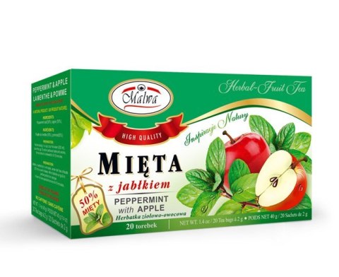 MALWA HERBATA MIĘTA & JABŁKO 20TB