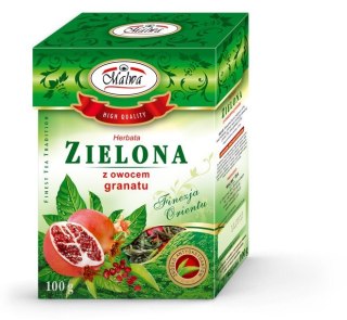 MALWA HERBATA ZIELONA Z OWOCEM GRANATU 100G