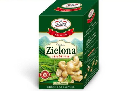MALWA PREMIUM ZIELONA Z IMBIREM 20TBx1,5g