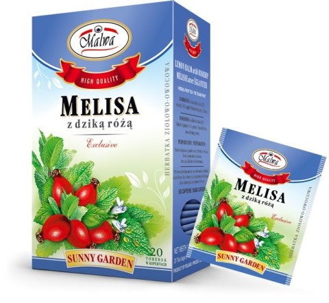 MALWA SUNNY GARDEN MELISA Z DZIKĄ RÓŻĄ 20TB