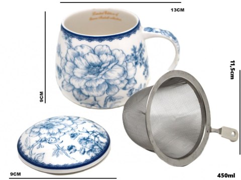 PIP W23ELB50-04679 KUBEK BECZUŁKA ZAPARZACZ BLUE