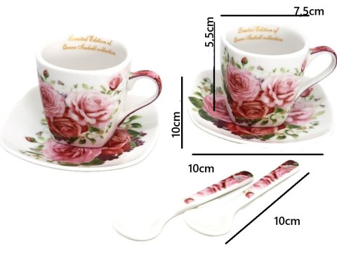 PIP W23P06-04266 KPL 2 FILIŻANEK ESPRESSO RÓŻE