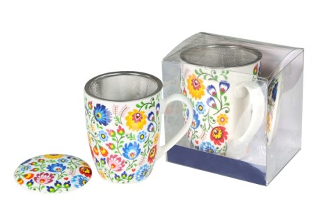 T. CR3-F3 KUBEK 350ML Z ZAPARZACZEM FOLK
