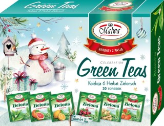 MALWA BOMBONIERKA GREEN TEA 6X5 BAŁWANEK PTASZEK