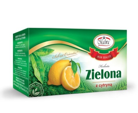 MALWA HERB. ZIELONA Z CYTRYNĄ 20TB