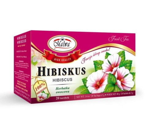 MALWA HERBATA HIBISKUS 20TB X 2G