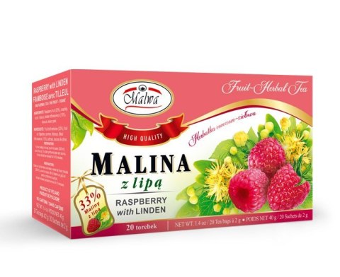 MALWA HERBATA MALINA Z LIPĄ 20TB