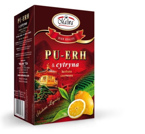 MALWA HERBATA PU-ERH - LEMON 20TB