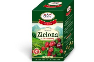 MALWA PREMIUM ZIELONA Z ŻURAWINĄ 20TBx1,5g