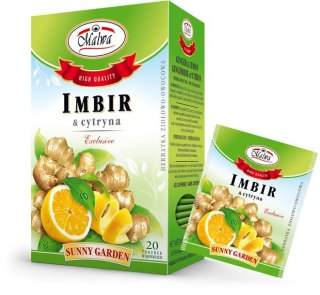 MALWA SUNNY GARDEN IMBIR Z CYTRYNĄ 20TB