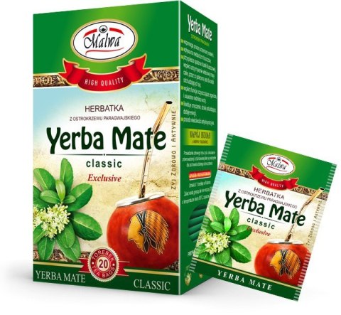 MALWA HERBATA YERBA MATE CLASSIC 20TB