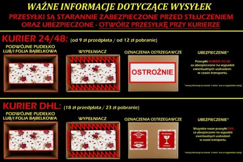 BM FILIŻANKI 6 ELEM. RÓŻA FRANCUSKA FRA006