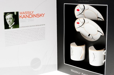 CARM. KPL 2 FILIŻANEK MOCCA KANDINSKY 046-0102