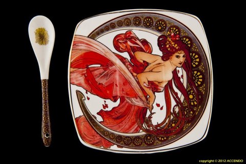 BM SERWIS FILIŻANKI 21 EL. MDA021 MUCHA DANCER