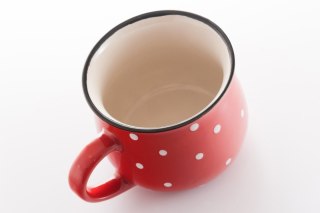 DS KK118 KUBEK BECZUŁKA 770ML CZERWONY KROPKI