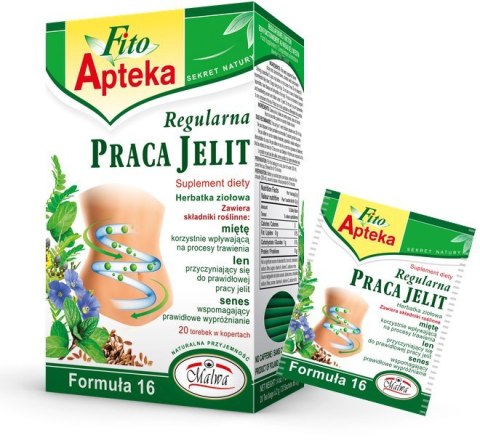 MALWA FORMUŁA 16 REGULARNA PRACA JELIT