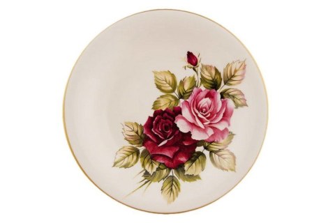 MIER. 1 SZTUKA TALERZ DESEROWY 18 CM RÓŻE