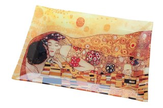CARM. 198-1021 TALERZ DEKOR. KLIMT POCAŁUNEK