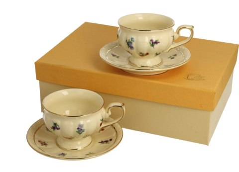 DUO KPL 2 FILIŻANKI ZE SPOD. ESPRESSO ENGLAND 5010