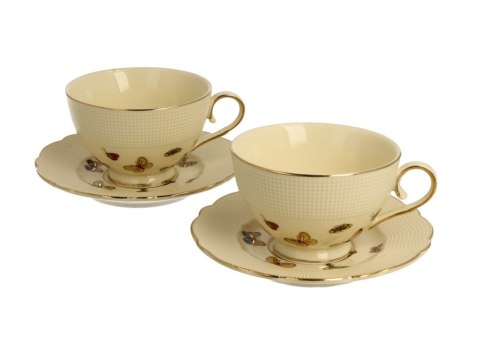 DUO KPL 2 FILIŻANKI ZE SPOD. ESPRESSO MOTYLKI 5065