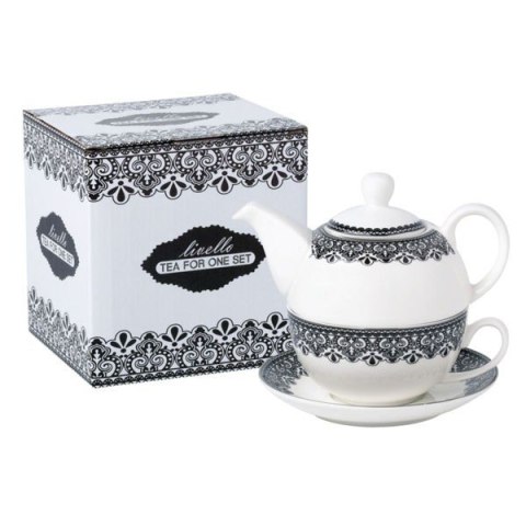 T. CR5-41 CZAJNIK Z FILIŻANKĄ TEA FOR ONE KORONKA