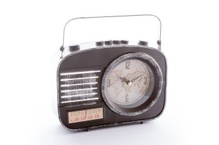 H. 1018098 ZEGAR RADIO CZARNY
