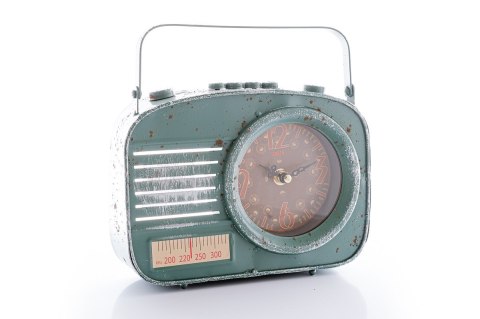 H. 1018098 ZEGAR RADIO ZIELONY
