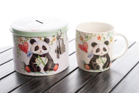 MP 320-3002 KUBEK PANDA + PUSZKA SKARBONKA