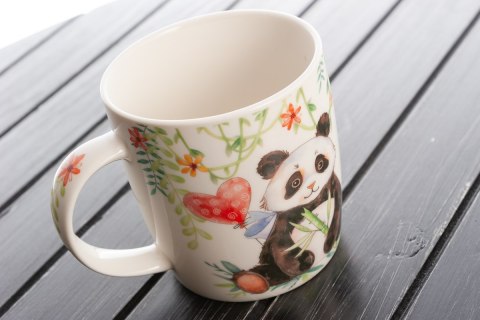MP 320-3002 KUBEK PANDA + PUSZKA SKARBONKA