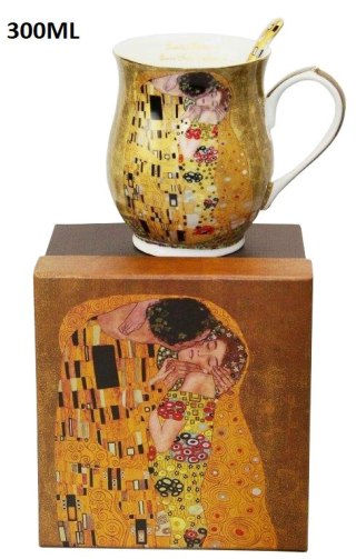 PIP W8A93-21041 KUBEK Z ŁYŻECZKĄ KLIMT POCAŁUNEK
