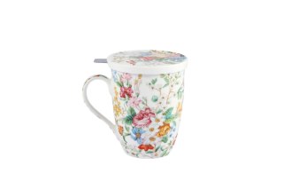 MP 115-5104 KUBEK Z ZAPARZACZEM BONE CHINA