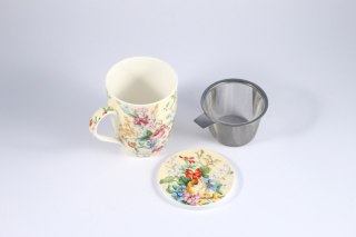 MP 115-5304 KUBEK Z ZAPARZACZEM BONE CHINA