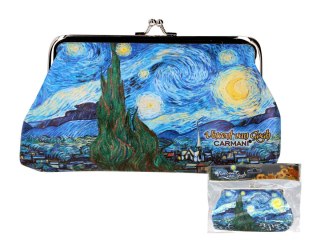 CARM. 021-4710 PORTFELIK DUŻY VAN GOGH GWIAŹ.NOC