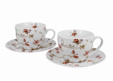 DUO KPL 2 FILIŻANKI ZE SPODKAMI 280ML SAFA 4135