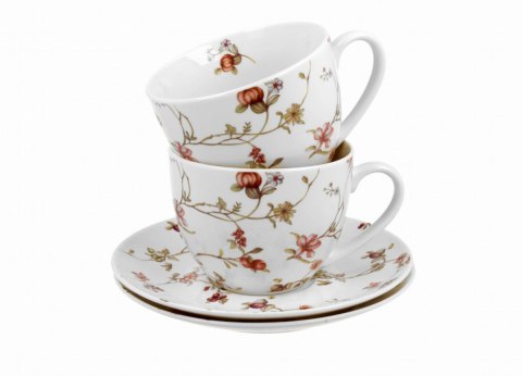 DUO KPL 2 FILIŻANKI ZE SPODKAMI 280ML SAFA 4135