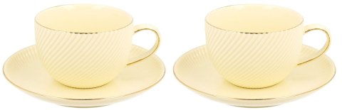 DUO KPL 2 FILIŻANEK 220ML ZE SPOD. ICE CREAM 2698