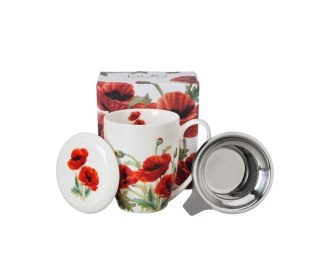 KUBEK Z ZAPARZACZEM 380ML CLASSIC POPPIES K.6269