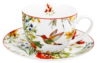 DUO KPL 2 FILIŻANKI ZE SPODKAMI 250ML LINNEA 8348