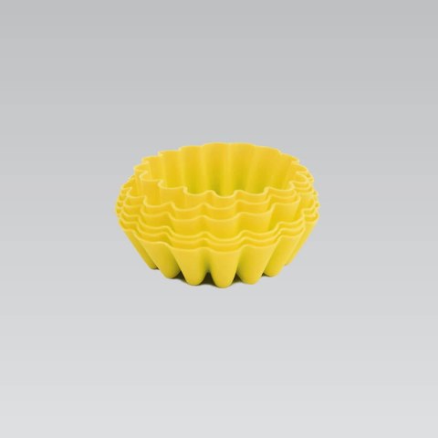 MR1176 SILIKON. FOREMKI DO PIECZENIA 6 szt ŻÓŁTA