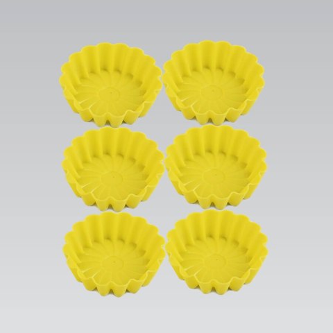 MR1176 SILIKON. FOREMKI DO PIECZENIA 6 szt ŻÓŁTA