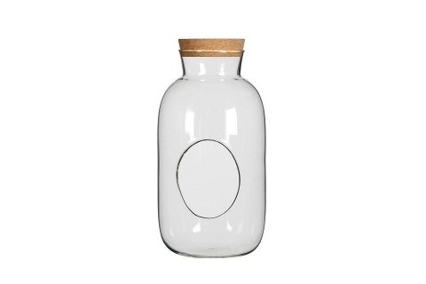 29432 BUTELKA CYLINDER Z KORKIEM 12xh23cm
