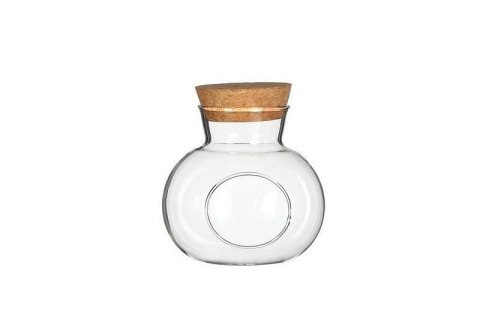 29438 SZKLANA KULA Z KORKIEM 14xh15cm