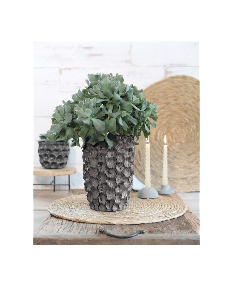 33738 DENTED WAZON DARK GREY 15x20cm