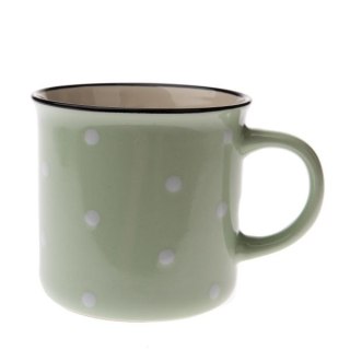 DS KK261 KUBEK 350ML JASNOZIELONY KROPKI