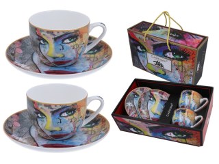 CARM. 835-1304 KPL 2 FILIŻANKI ZE SPODKAMI JOVER